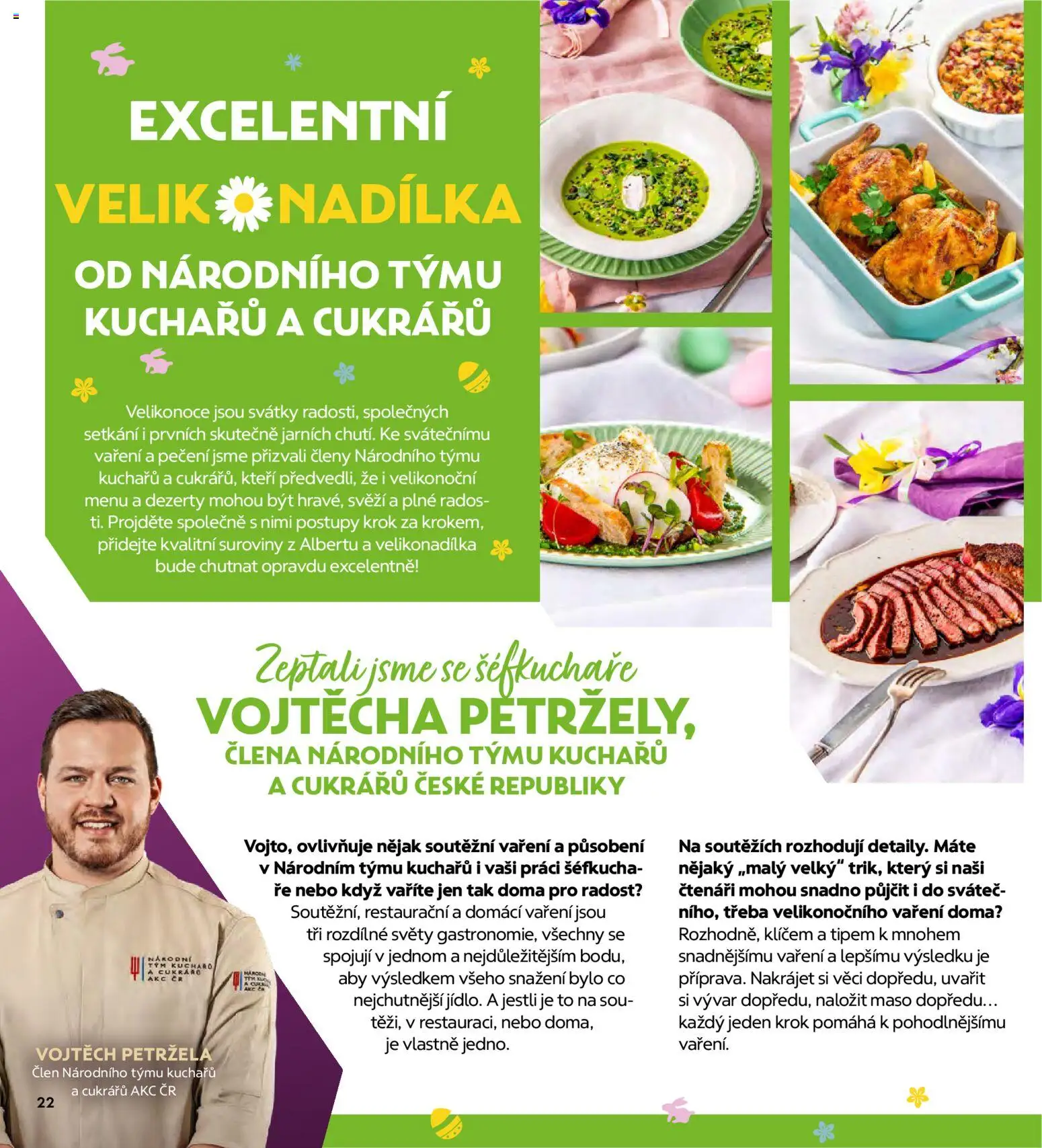 Albert magazín od 01.03.2026 | Strana: 22 | Produkty: Dezerty, Vývar, Maso