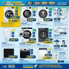 Volantino Euronics del 04.08.2025 | Pagina: 8 | Prodotti: Microonde, Lavatrice, Piano cottura, Forno