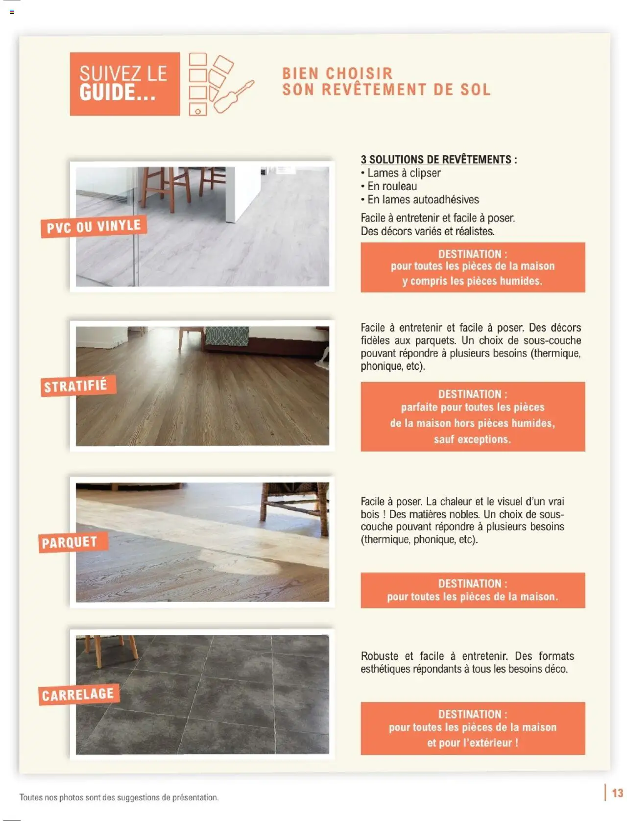 {H1} | Page: 13 | Produits: Rouleau, Parquet