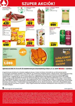 Spar Szombathely üzlet megújulás - amely érvényes a következő dátumtól: 24.10.2025 | Oldal: 2
