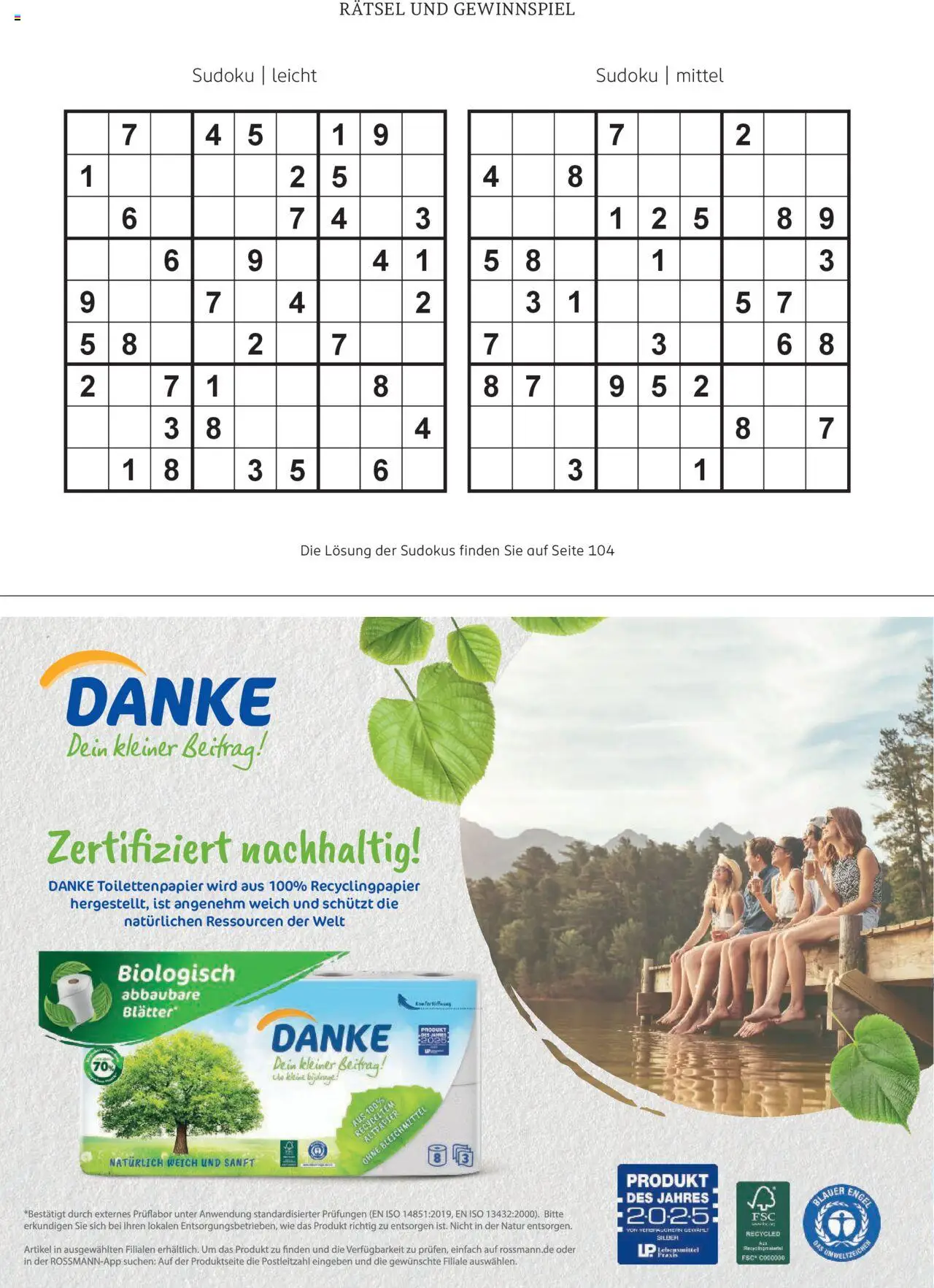 Rossmann Centaur – gültig ab 01.10.2025 | Seite: 92 | Produkte: Toilettenpapier