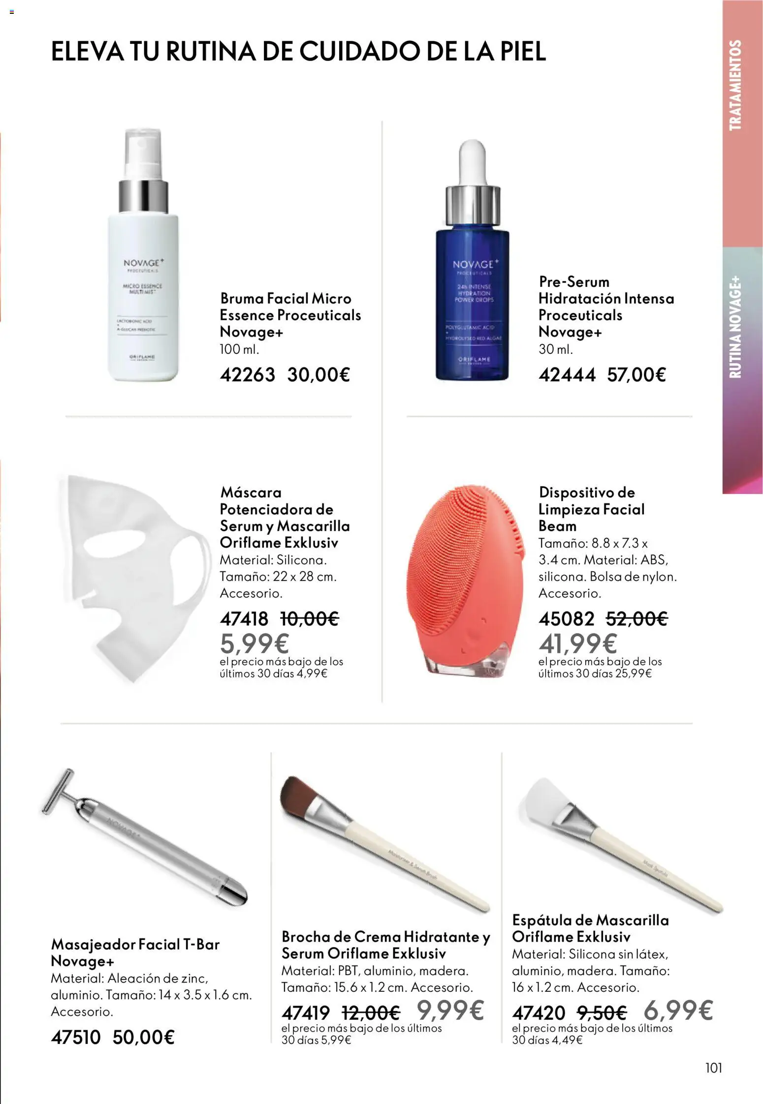Oriflame - Catálogo Campaña 17 │ válido desde el 10.12.2025 | Página: 101 | Productos: Sérum, Crema, Bolsa, Brocha