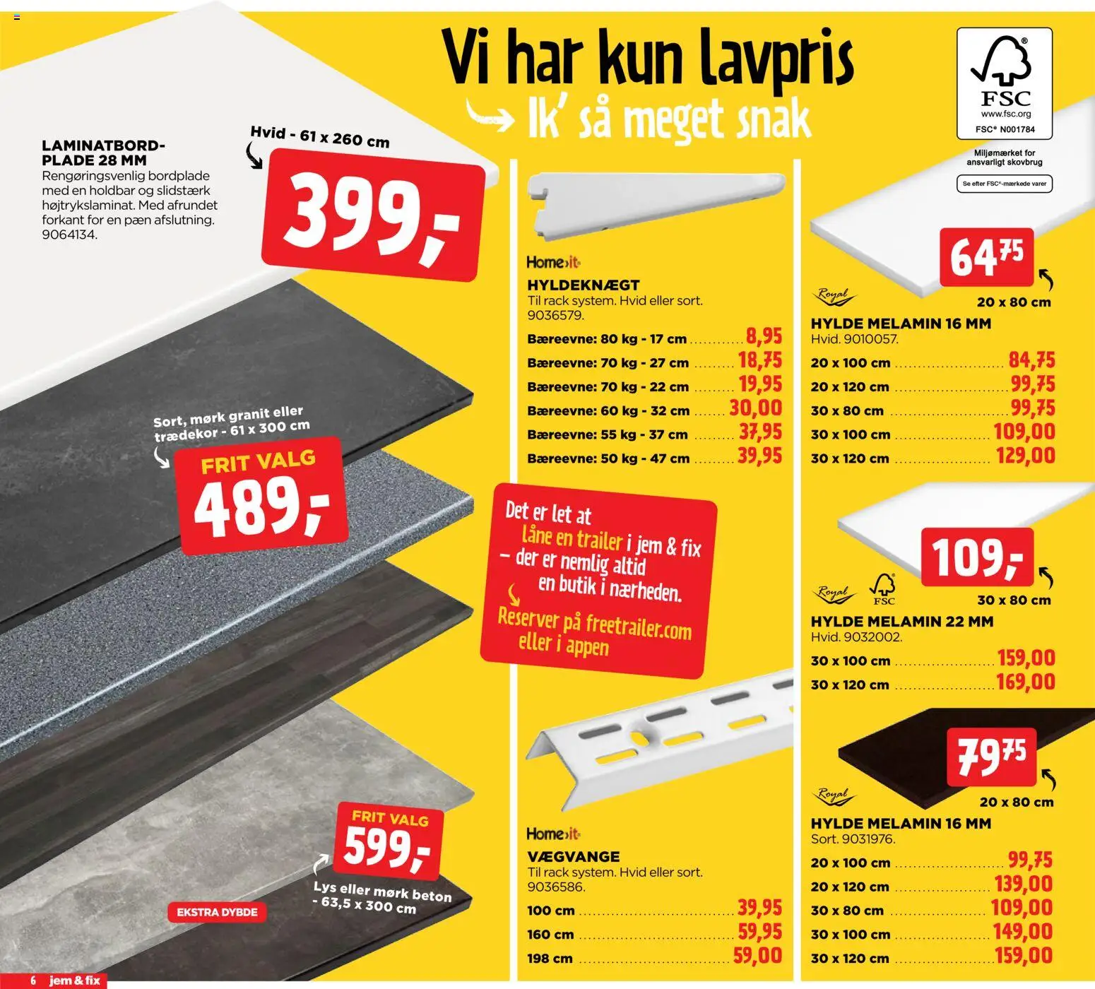 Jem & fix tilbudsavis – gyldig fra 01.01.2026 | Side: 6 | Produkter: Hylde