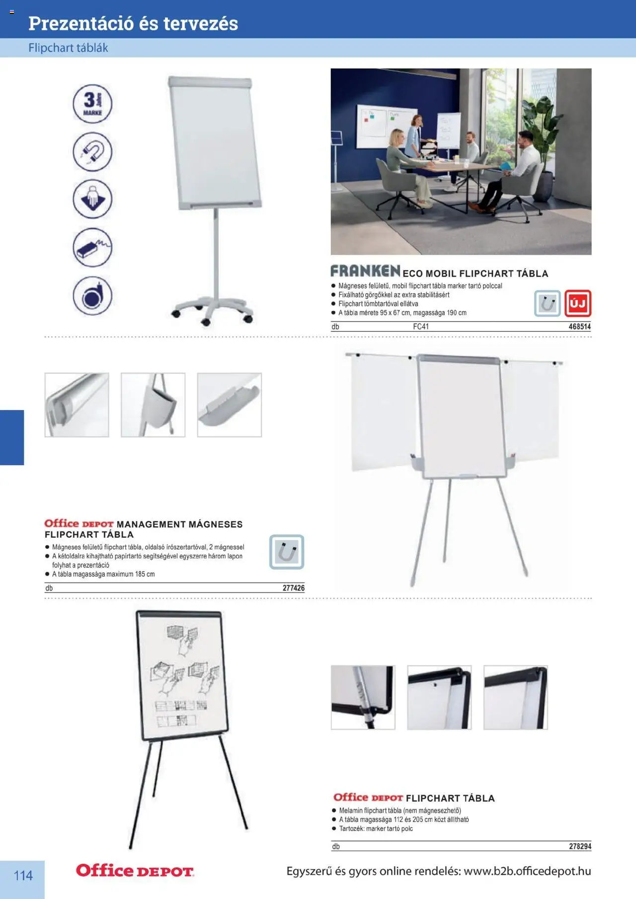 Office Depot akciós ujság - amely érvényes a következő dátumtól: 10.04.2025 | Oldal: 114 | Termékek: Polc