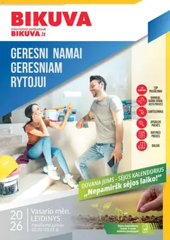 BIKUVA leidinys galioja nuo 03.02.2026