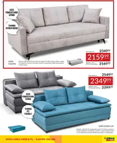 Pogląd oferty "Abra meble Gazetka" - ważna od 14.10.2025 | Strona: 9 | Produkty: Sofa