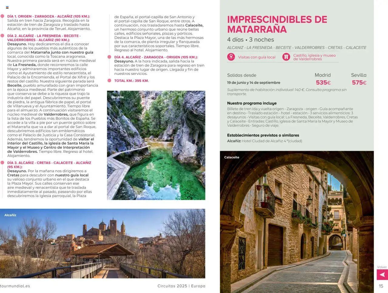 Viajes El Corte Inglés Circuitos exclusivos │ válido desde el 01.05.2025 | Página: 15 | Productos: Té