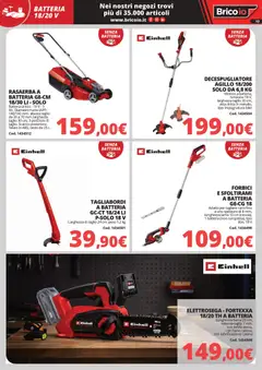 Anteprima del volantino Brico io volantino Macchine da giardino valido a partire dal 30.03.2026 | Pagina: 10 | Prodotti: Rasaerba, Decespugliatore, Batteria