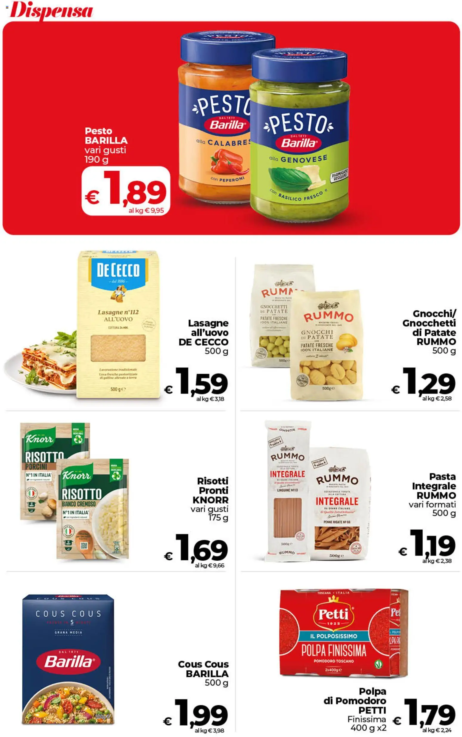 Volantino COOP del 17.03.2026 | Pagina: 21 | Prodotti: Peperoni, Patate, Cous cous, Penne