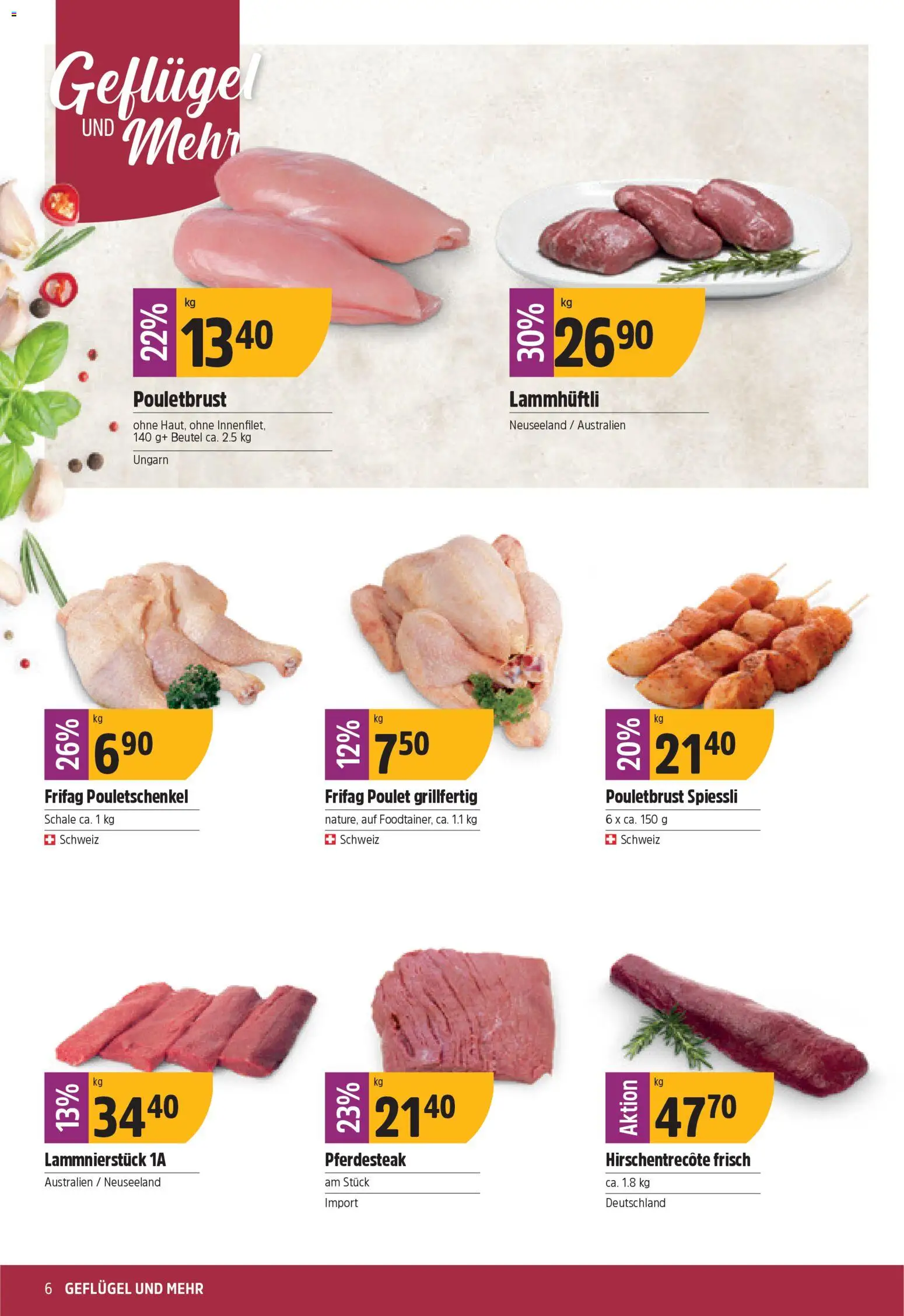 TopCC Aktionen – gültig ab 10.11.2025 | Seite: 6 | Produkte: Pouletbrust