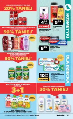 Netto gazetka - Spożywcza od 21.07.2025 | Strona: 23 | Produkty: Prysznic, Mydło, Żel pod prysznic, Old spice