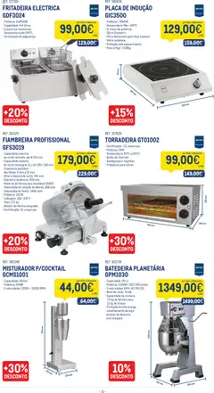 Pré-visualização Makro Especial Equipamento Descontos até 30 válido de 17.02.2026 | Página: 3 | Produtos: Batedeira, Torradeira, Prateleira, Massa