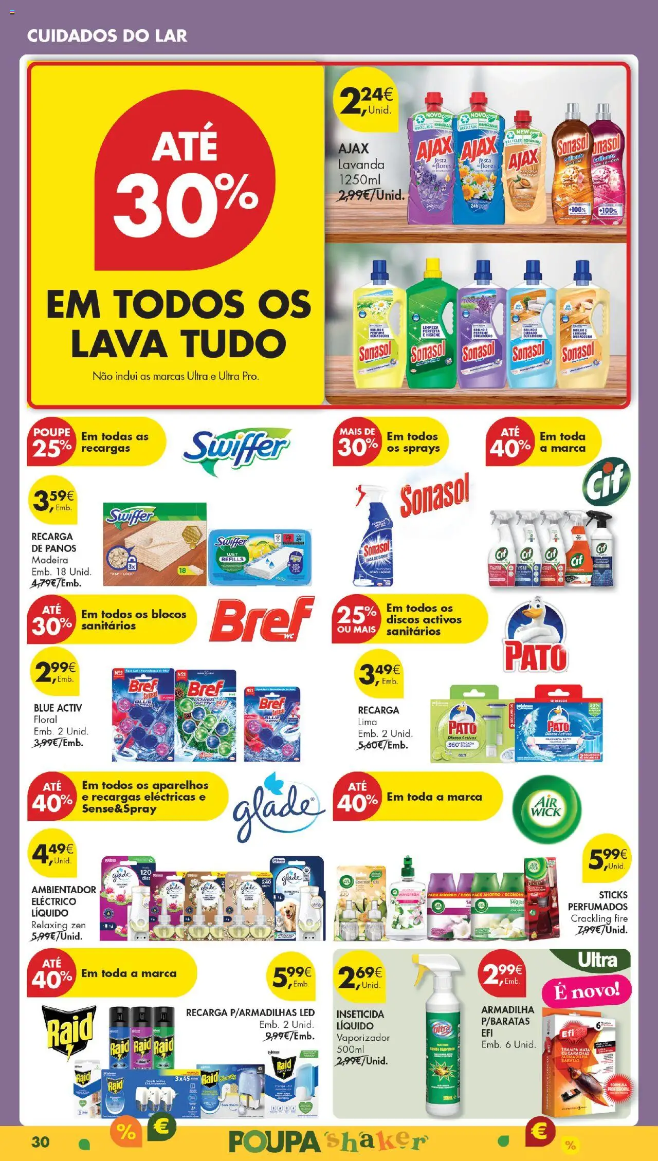 Pingo Doce Poupe Esta Semana Madeira │ válido de 19.08.2025 | Página: 30 | Produtos: Inseticida, Casa de banho, Banho