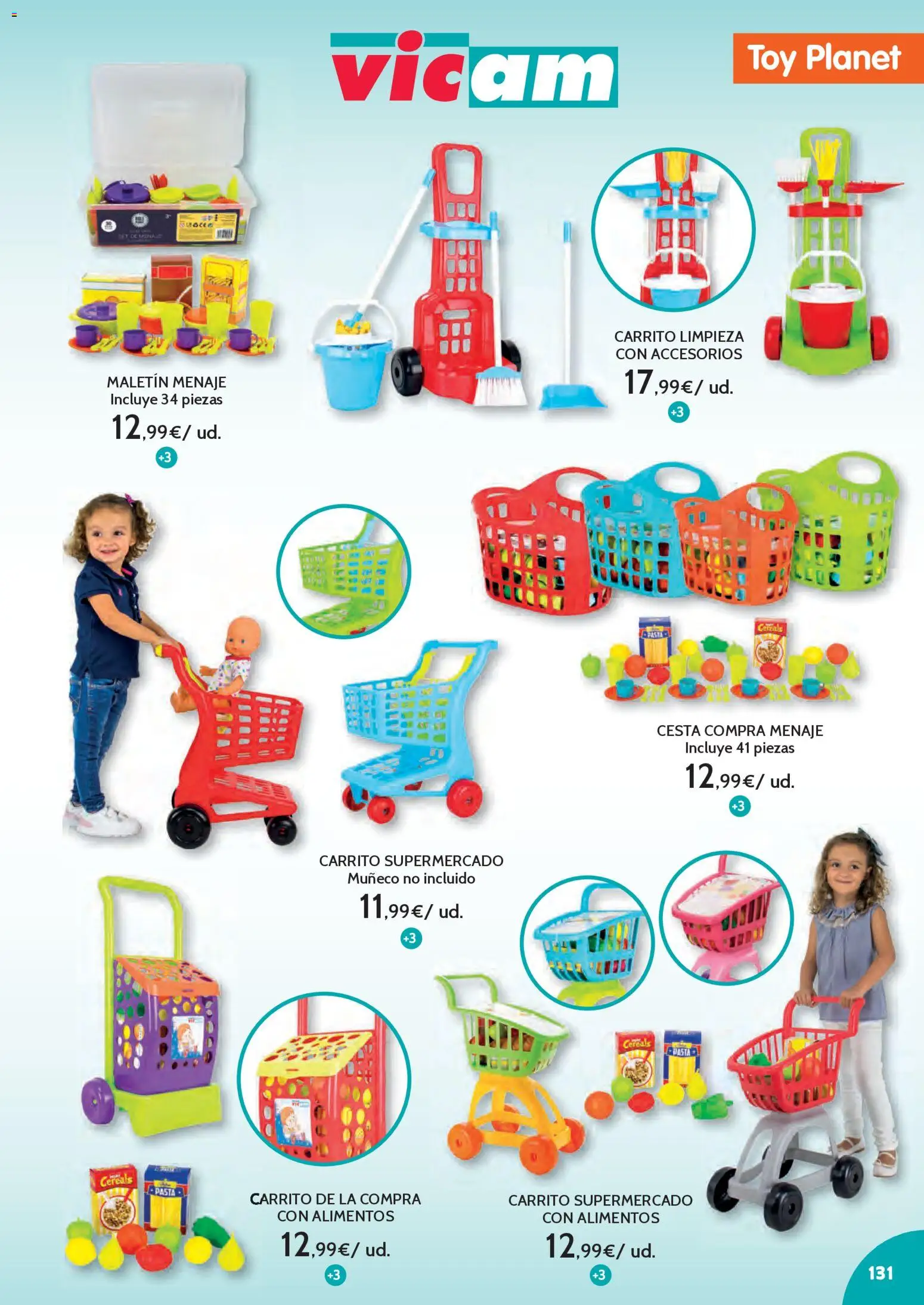 Toy Planet - Catálogo Juguetes Navidad │ válido desde el 03.11.2025 | Página: 131 | Productos: Pasta, Κούβα, Cesta