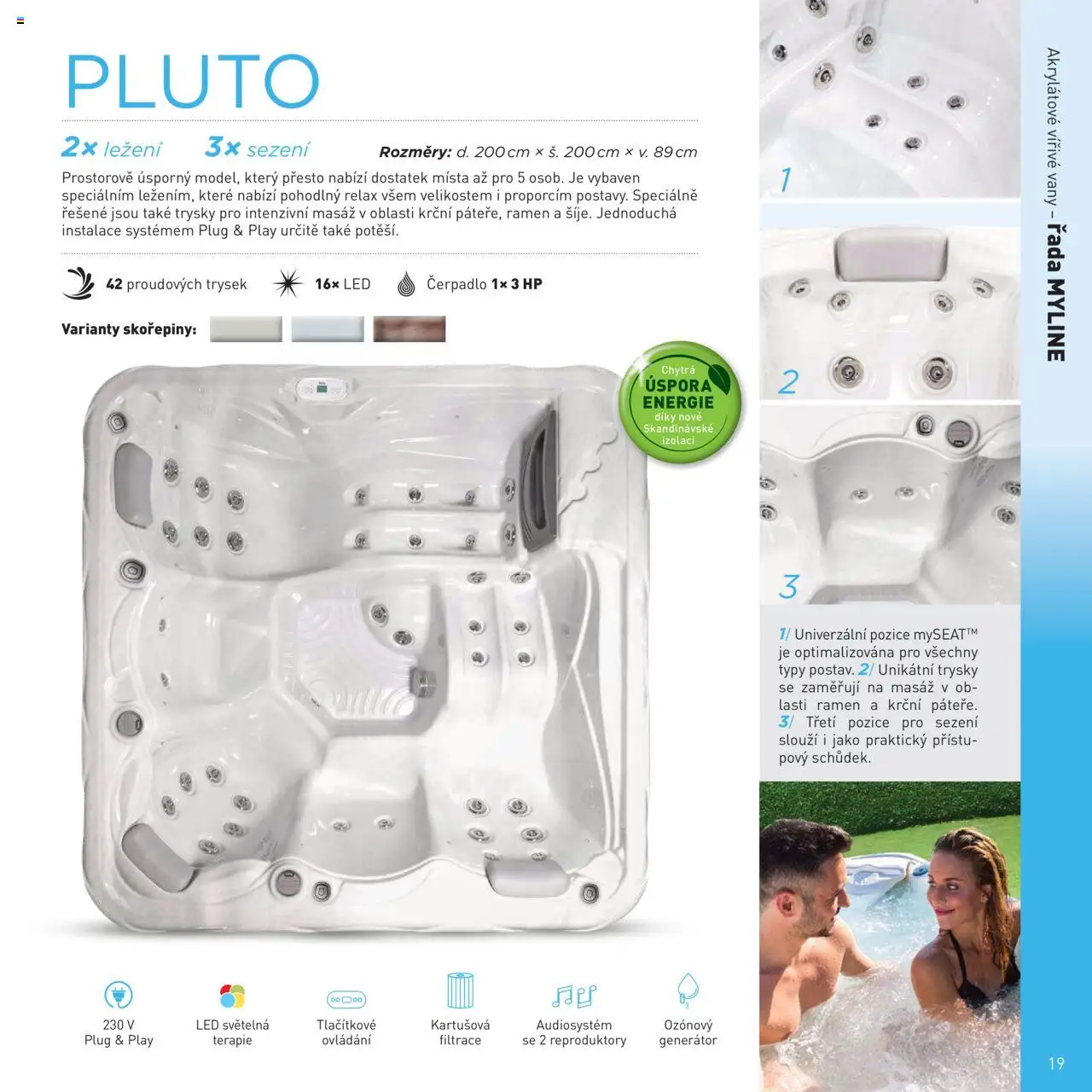 Mountfield katalog - Vířivky od 16.04.2025 | Strana: 19 | Produkty: Čerpadlo, LED