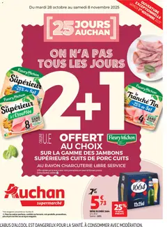 Auchan - Prévisualisation de Auchan - C'est parti pour les 25 JOURS AUCHAN dans votre super valide à partir de 28.10.2025