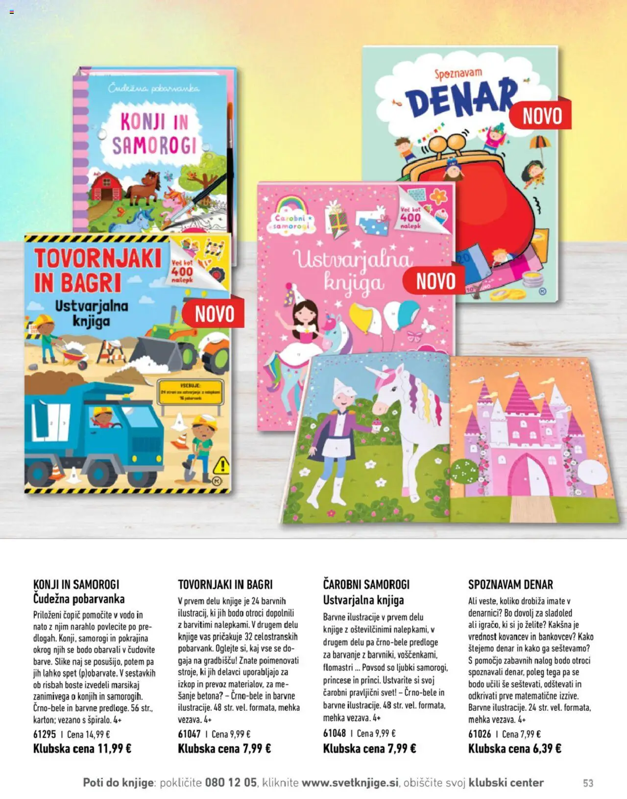 Svet knjige katalog │ velja od 01.07.2025 | Stran: 53 | Izdelki: Copic, Knjiga, Sladoled
