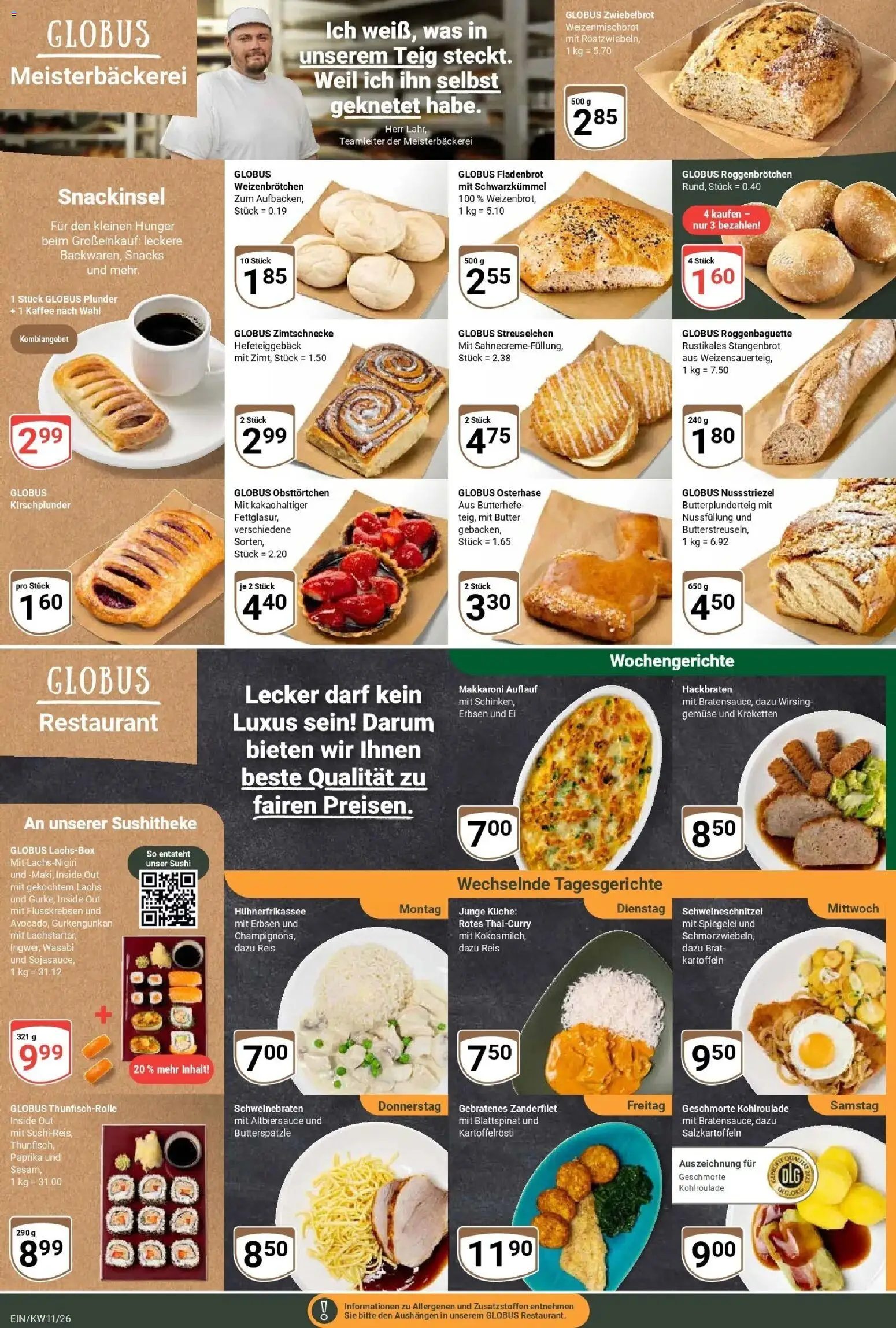 Globus prospekt Homburg-Einöd	 – gültig ab 09.03.2026 | Seite: 8 | Produkte: Kaffee, Küche, Gemüse, Paprika