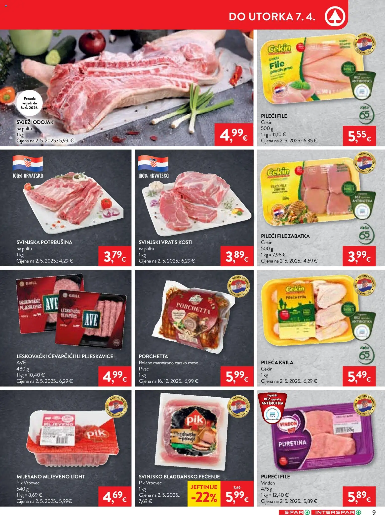 Spar katalog | vrijedi od 01.04.2026 | Stranica: 9