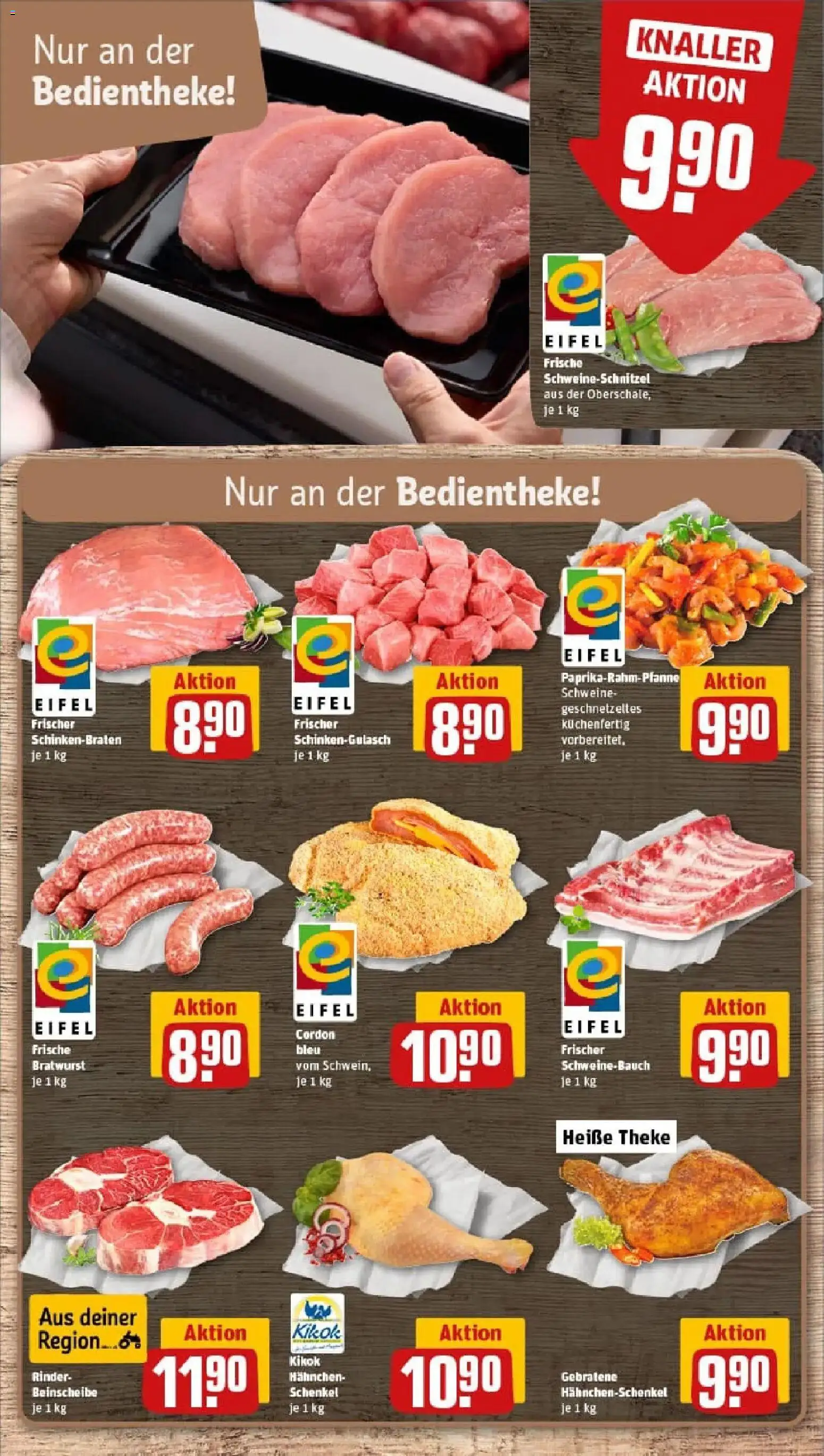 Rewe prospekt Eschweiler / Bohl	 – gültig ab 11.01.2026 | Seite: 8 | Produkte: Hahnchen, Theke, Schweinebauch, Paprika