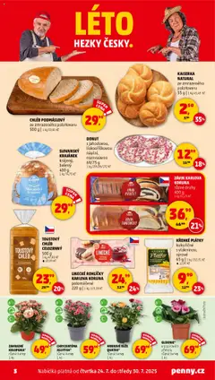Penny Market leták - Čtvrtečník od 24.07.2025 | Strana: 3 | Produkty: Donut, Kaiserka, Chléb, Barvy