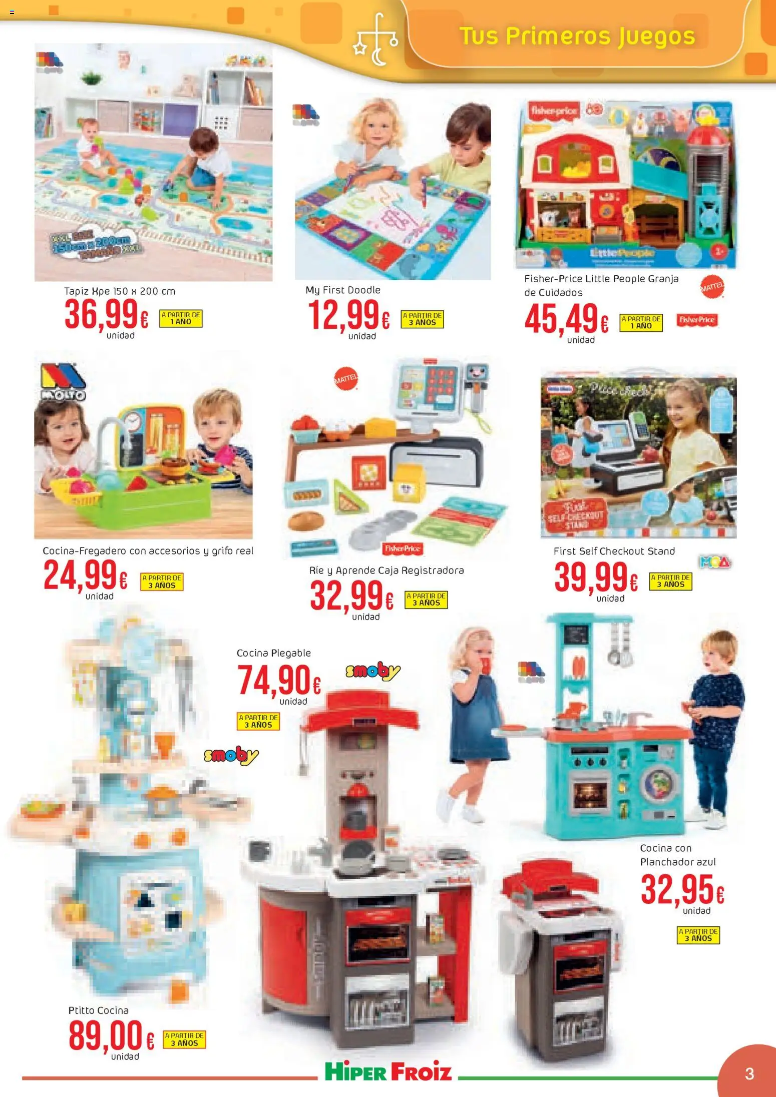 Froiz - Catálogo Juguetes │ válido desde el 21.11.2025 | Página: 3 | Productos: Cocina, Caja