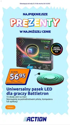 Pogląd oferty "Action Gazetka - Presents" - ważna od 22.10.2025
