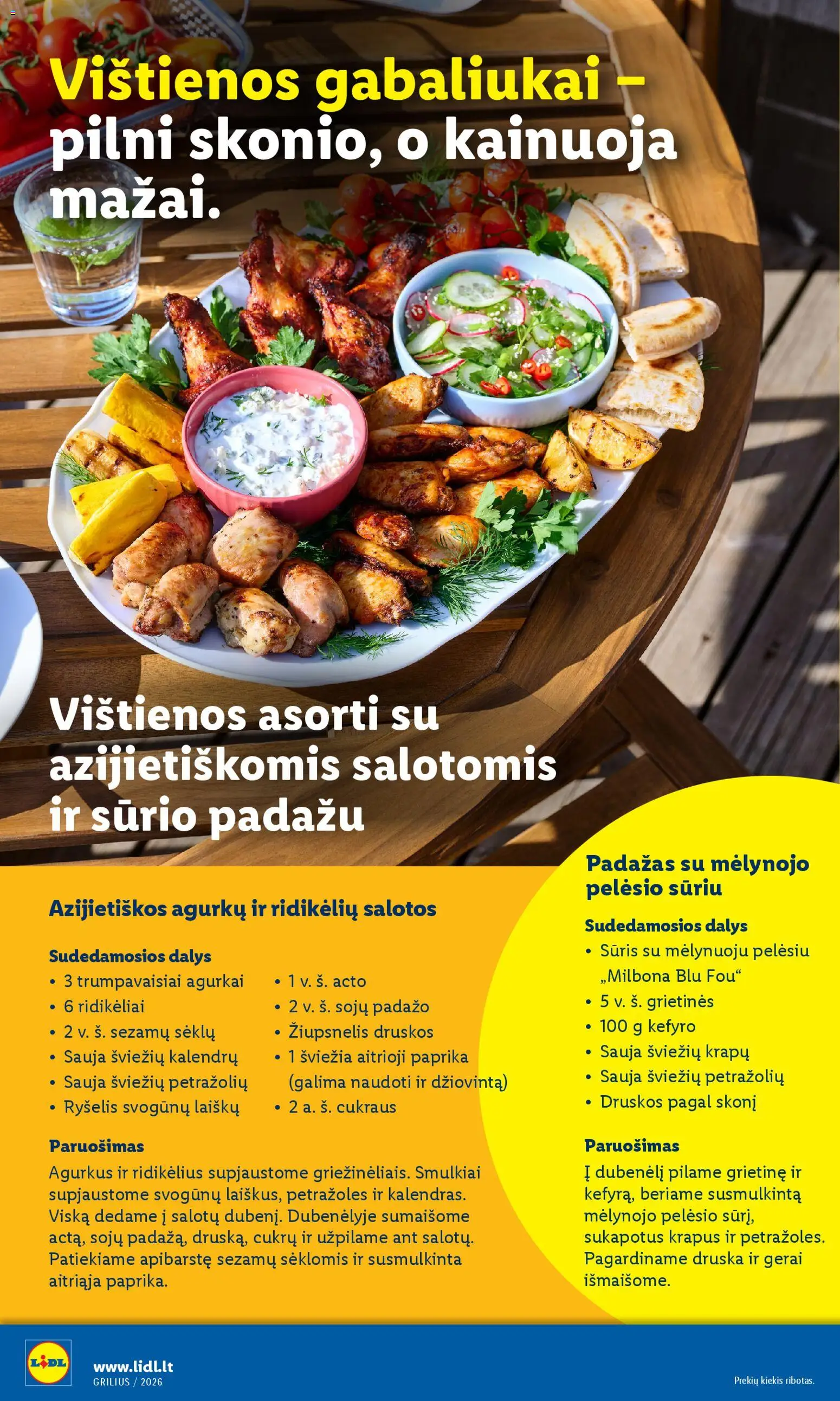LIDL akcijos nuo 06.04.2026 | Puslapis: 6 | Prekių: Paprika, Salotos, Druska, Padažas