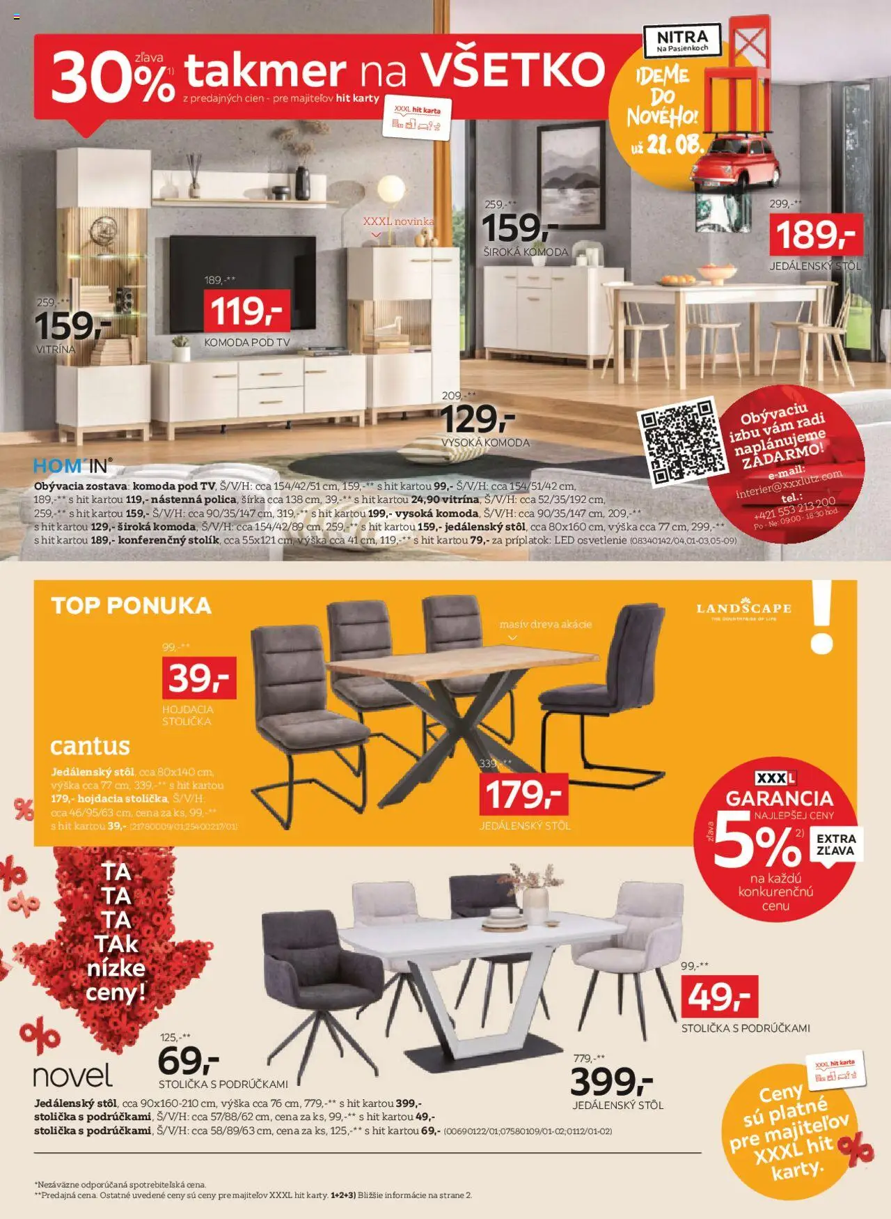 XXXLutz zľava 30 % takmer na všetko │ platný od 18.08.2025 | Strana: 6 | Produkty: Tv, Led osvetlenie, Osvetlenie, Komoda pod tv