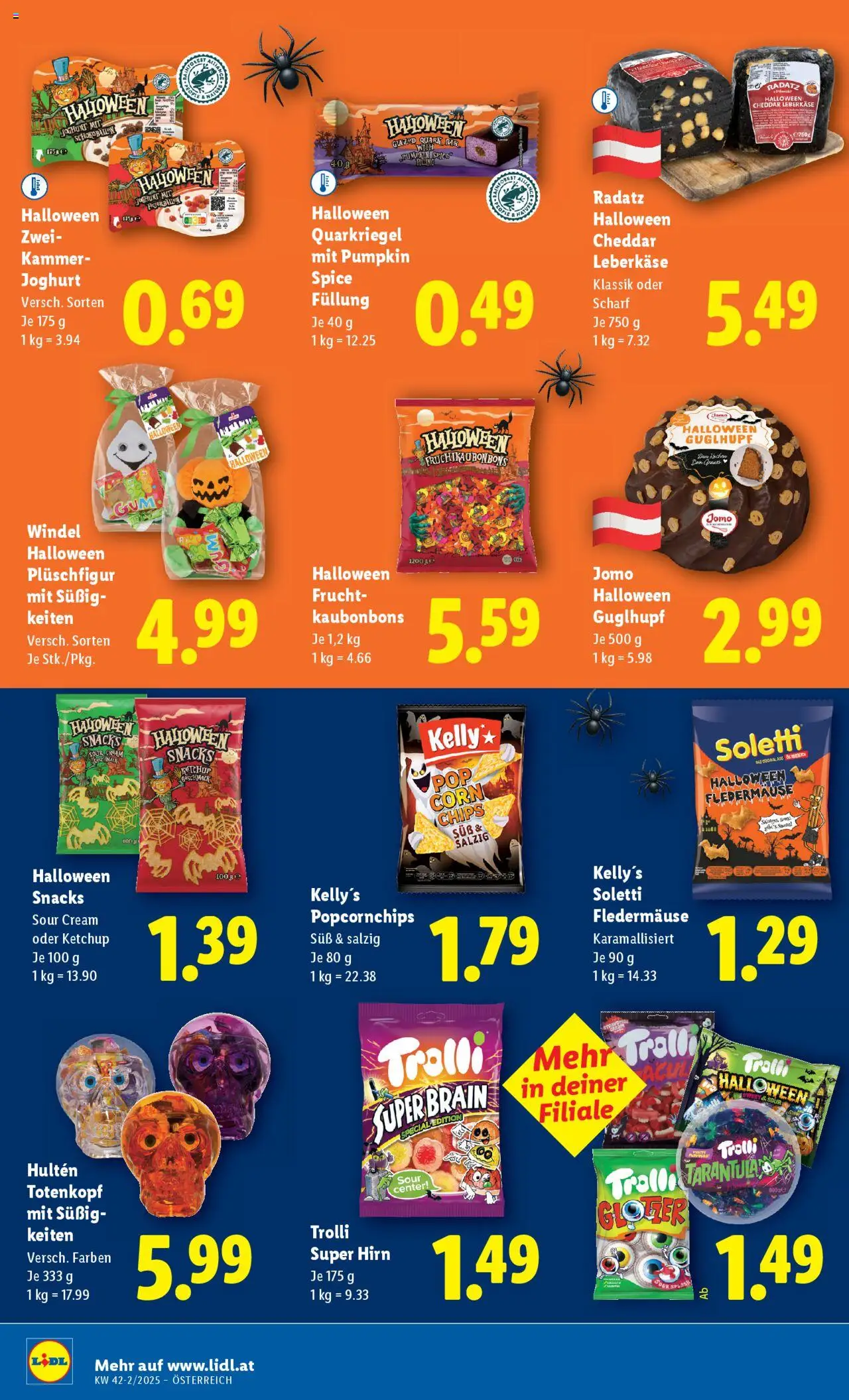 Lidl Flugblatt gültig ab 16.10.2025 | Seite: 20 | Produkte: Chips, Ketchup, Joghurt