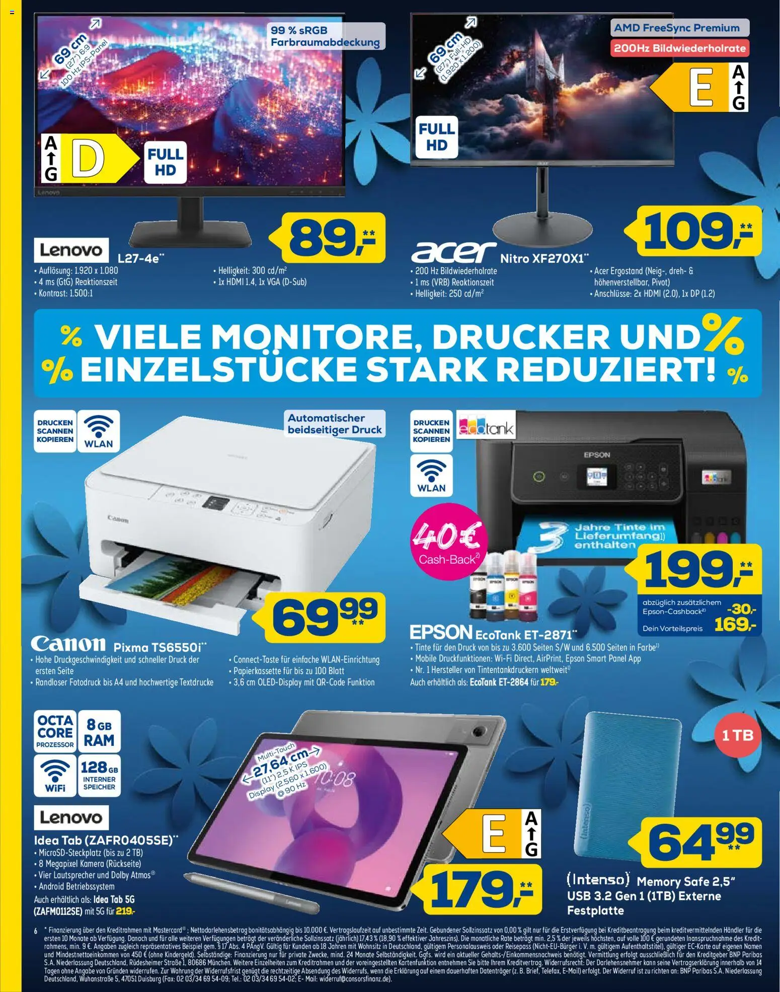 Euronics Technik in voller Blüte – gültig ab 28.02.2026 | Seite: 6 | Produkte: Kamera, Epson, USB, Drucker