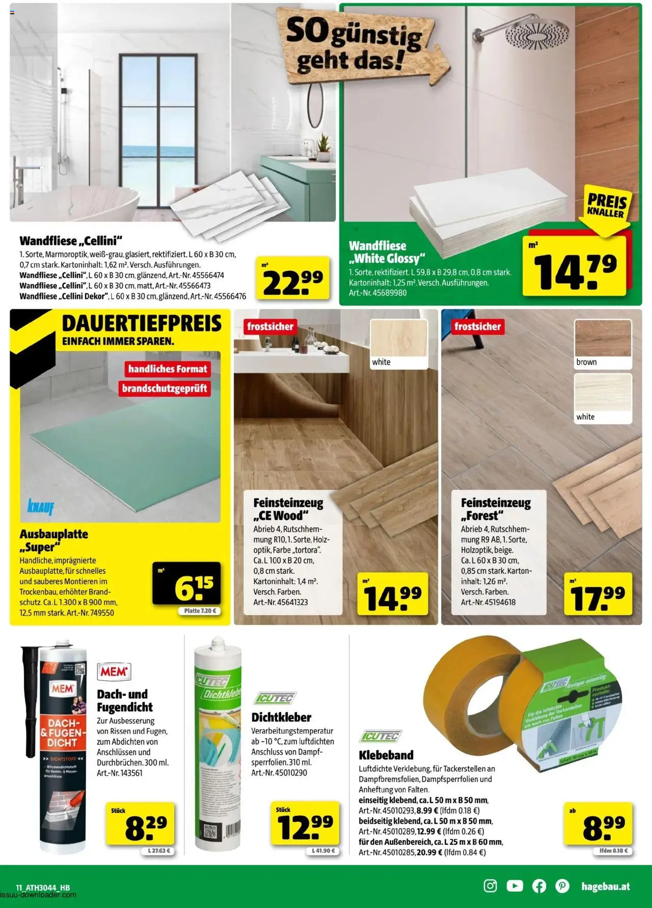 Hagebau Flugblatt gültig ab 21.10.2025 | Seite: 11