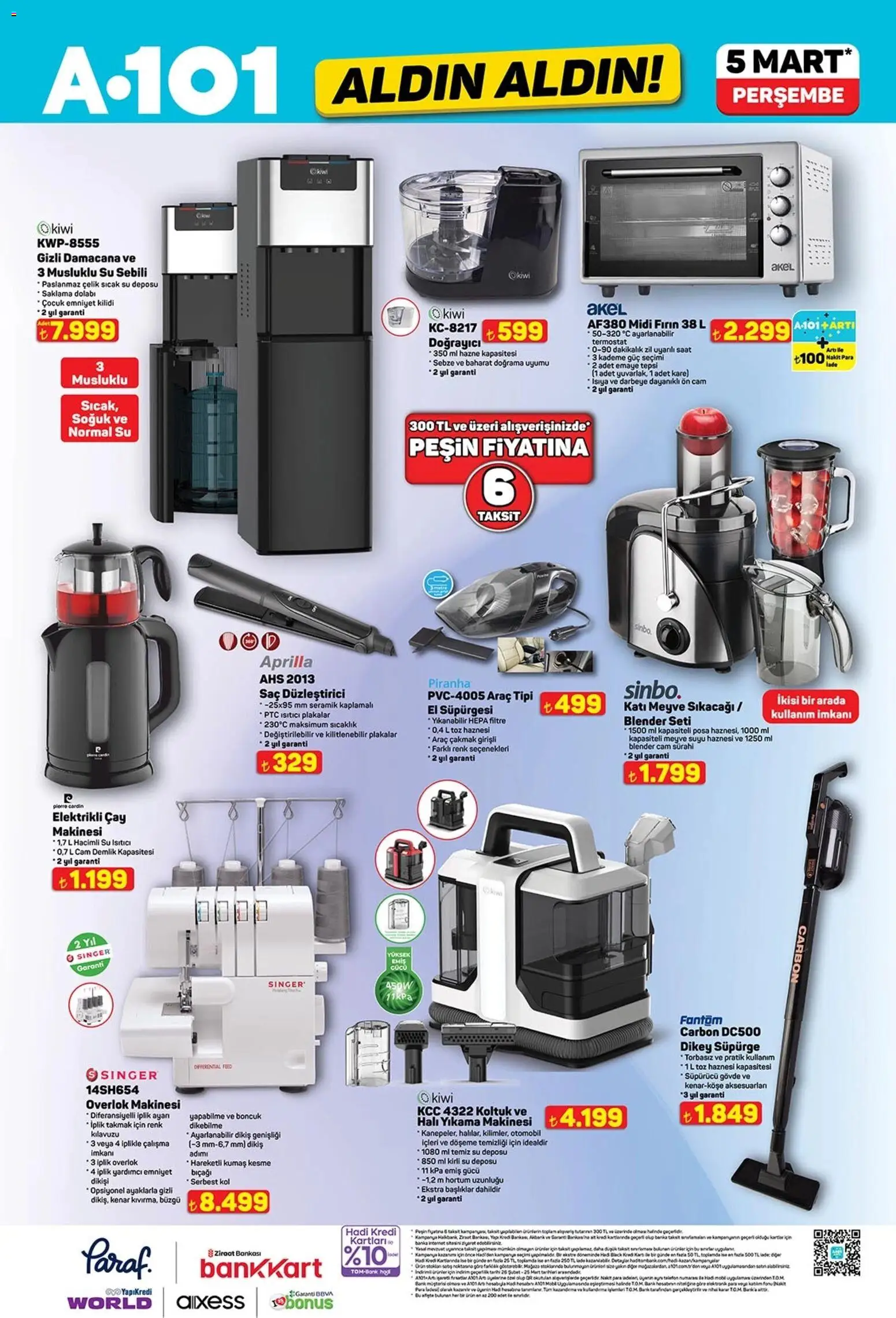 A101 Katalog - Aldın Aldın - 05.03.2026 tarihinden itibaren geçerlidir | Sayfa: 5 | Ürünler: Blender, Baharat, Meyve, Demlik