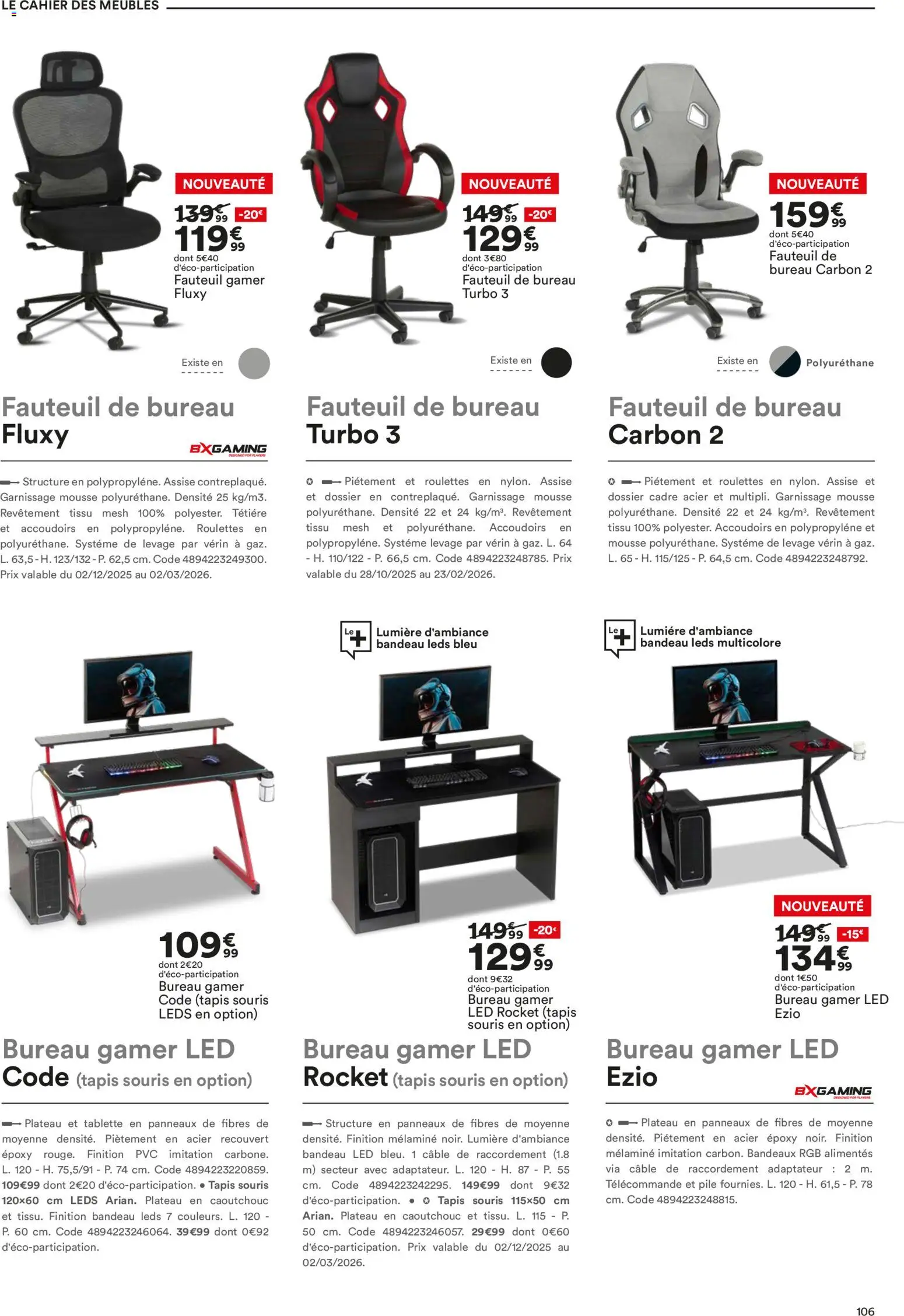 {H1} | Page: 106 | Produits: Souris, Câble, Mousse, Télécommande