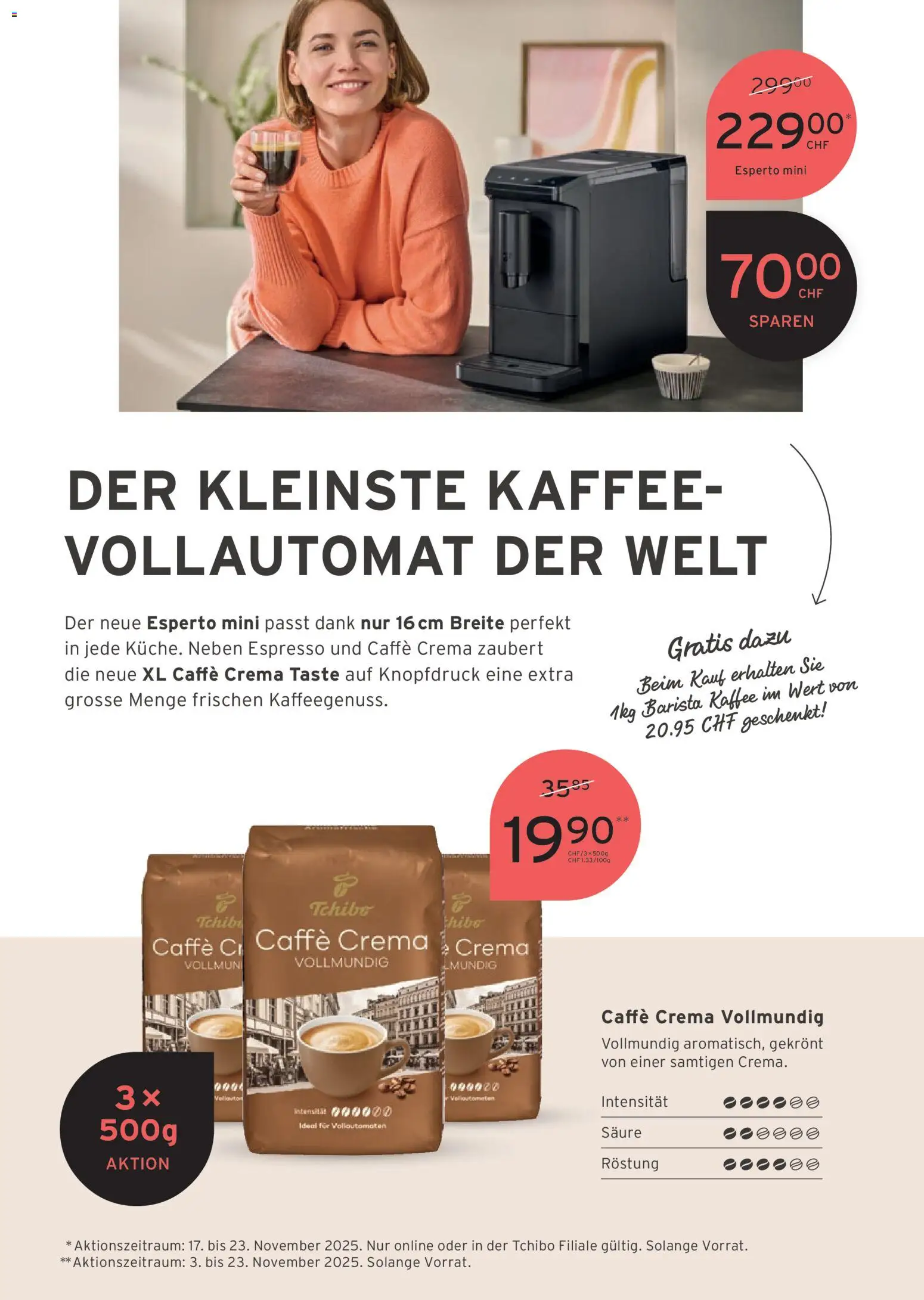 Tchibo Aktionen Kuschelfreude – gültig ab 11.11.2025 | Seite: 21 | Produkte: Kaffee