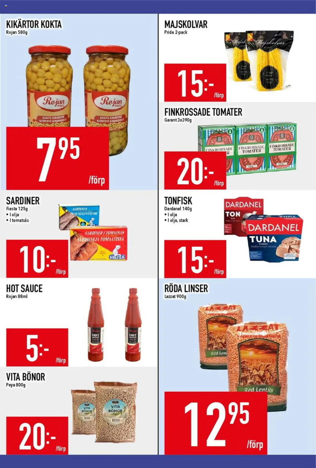 Matdax reklamblad aktuell från 11.08.2025 | Sida: 14 | Produkter: Olja, Tomater, Bönor, Tomatsås