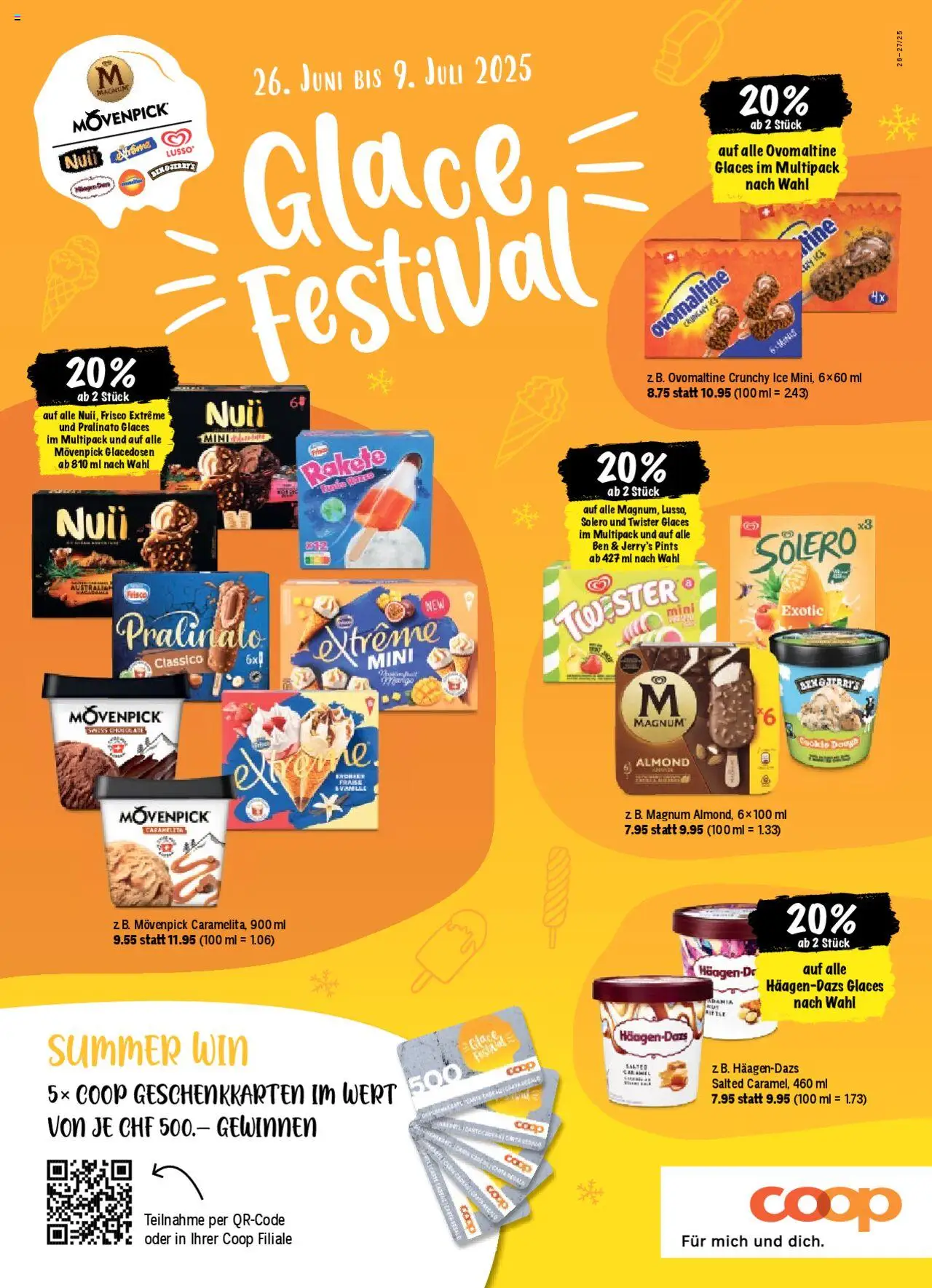 Coop Magazin ab 03.07.2025 | Seite: 54 | Produkte: En Kommode, Glace