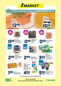 Katso S-market Huittinen voimassa alkaen 21.08.2025