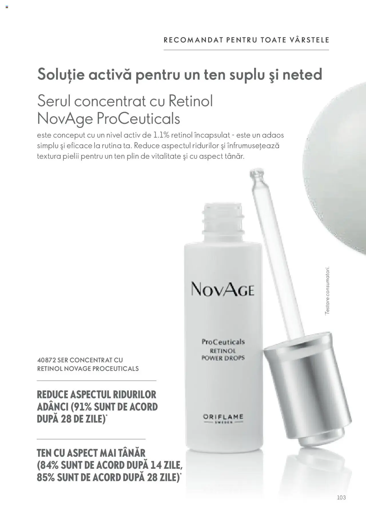 Oriflame catalog - Ghidul NOVAGE+ – valabil de la 01.03.2023 | Pagină: 103
