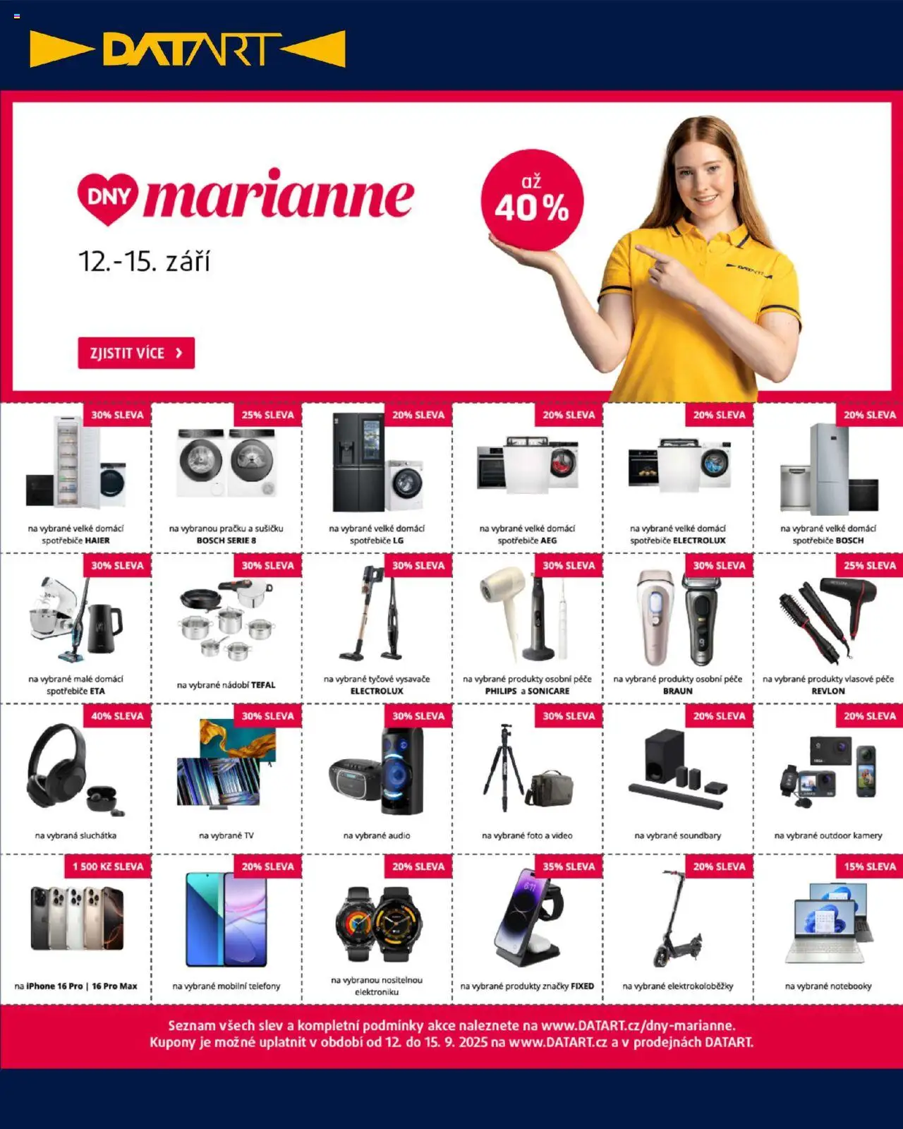 Datart leták od 12.09.2025 | Strana: 5 | Produkty: Nádobí, Soundbary, Video, Mobilní telefony