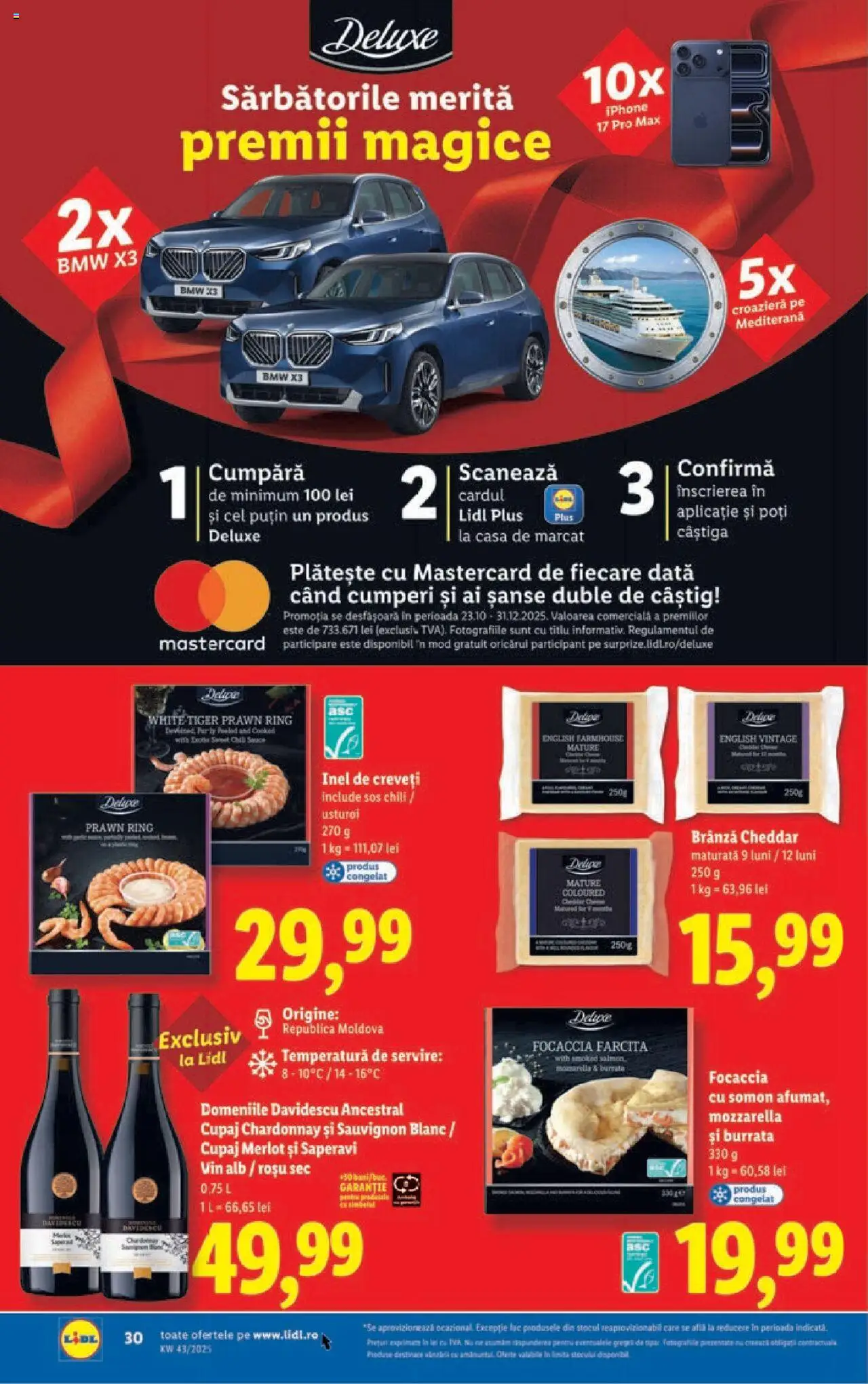 Noul catalog Lidl – valabil de la 20.10.2025 | Pagină: 30 | Produse: Çift taraflı üst, Inel, Vin, Sos