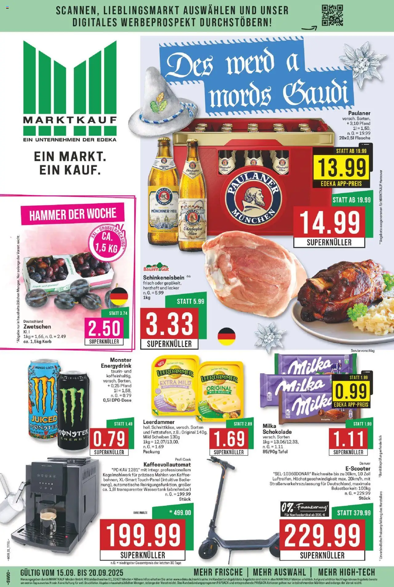 Marktkauf Prospekt 	 – gültig ab 14.09.2025 | Seite: 1