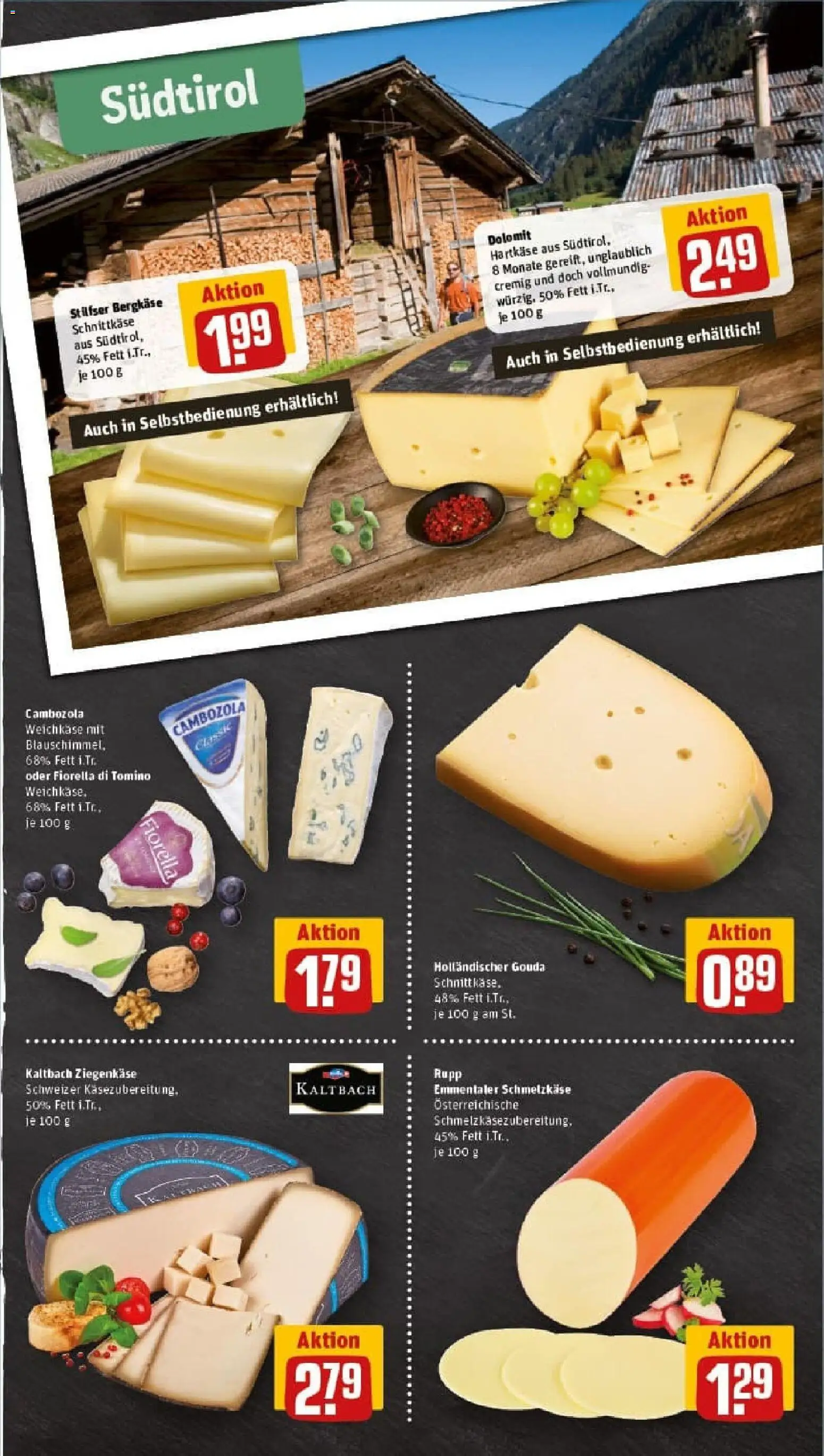 Rewe prospekt Schloß Holte-Stukenbrock	 – gültig ab 26.10.2025 | Seite: 11 | Produkte: Gouda, Ziegenkäse
