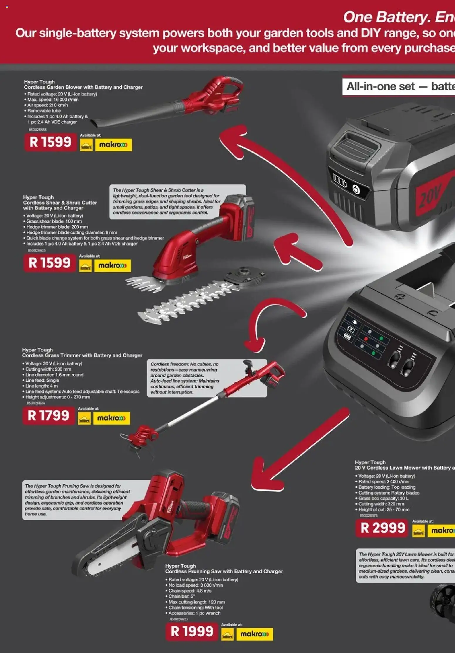 Game - Catalogue Hyper Tough Gardening valid from 27.02.2026 | Page: 2 | Products: Charger, Cutter, Mower, Battery