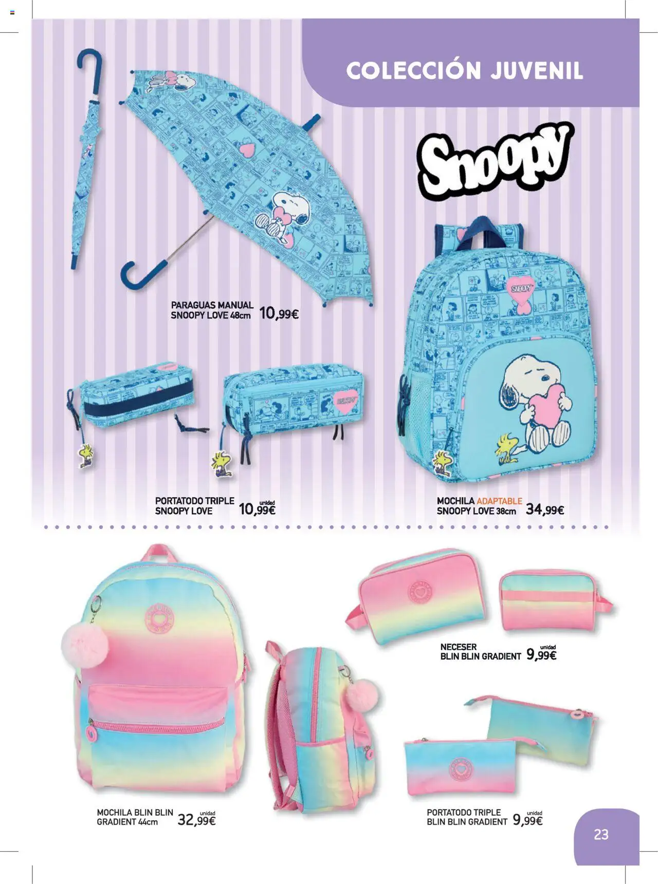 Toy Planet catálogo Vuelta al Cole │ válido desde el 06.08.2025 | Página: 23 | Productos: Mochila, Neceser