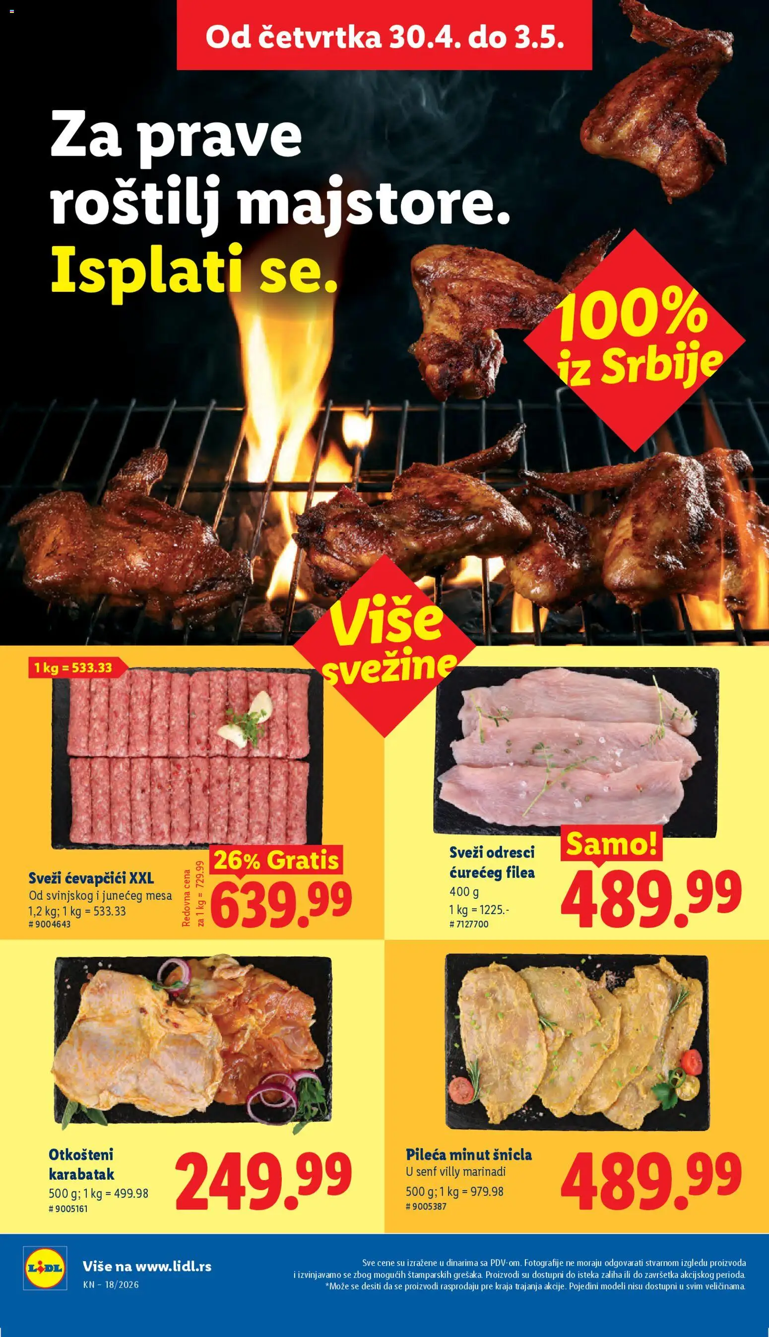 Lidl katalog - važi od 30.04.2026 | Strana: 18 | Proizvode: Senf, Roštilj