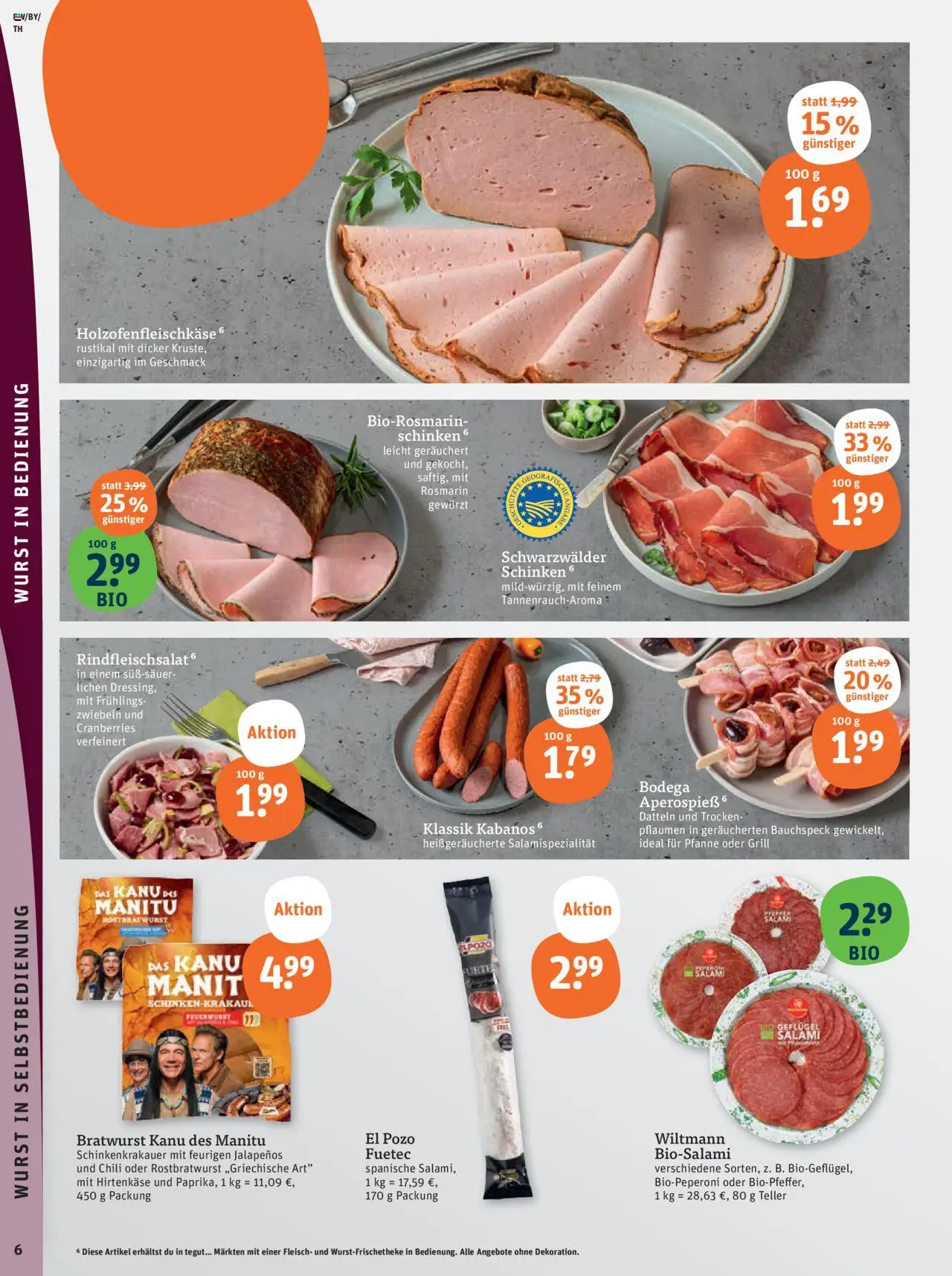 Tegut Prospekt - gültig ab dem 11.08.2025 | Seite: 8 | Produkte: Grill, Bratwurst, Schinken, Fleisch