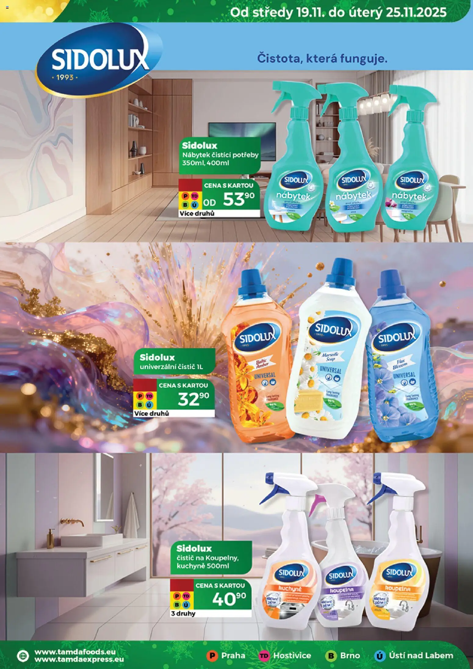 Tamda Foods leták od 26.11.2025 | Strana: 31 | Produkty: Univerzální čistič, Nábytek, Sidolux, Kuchyně