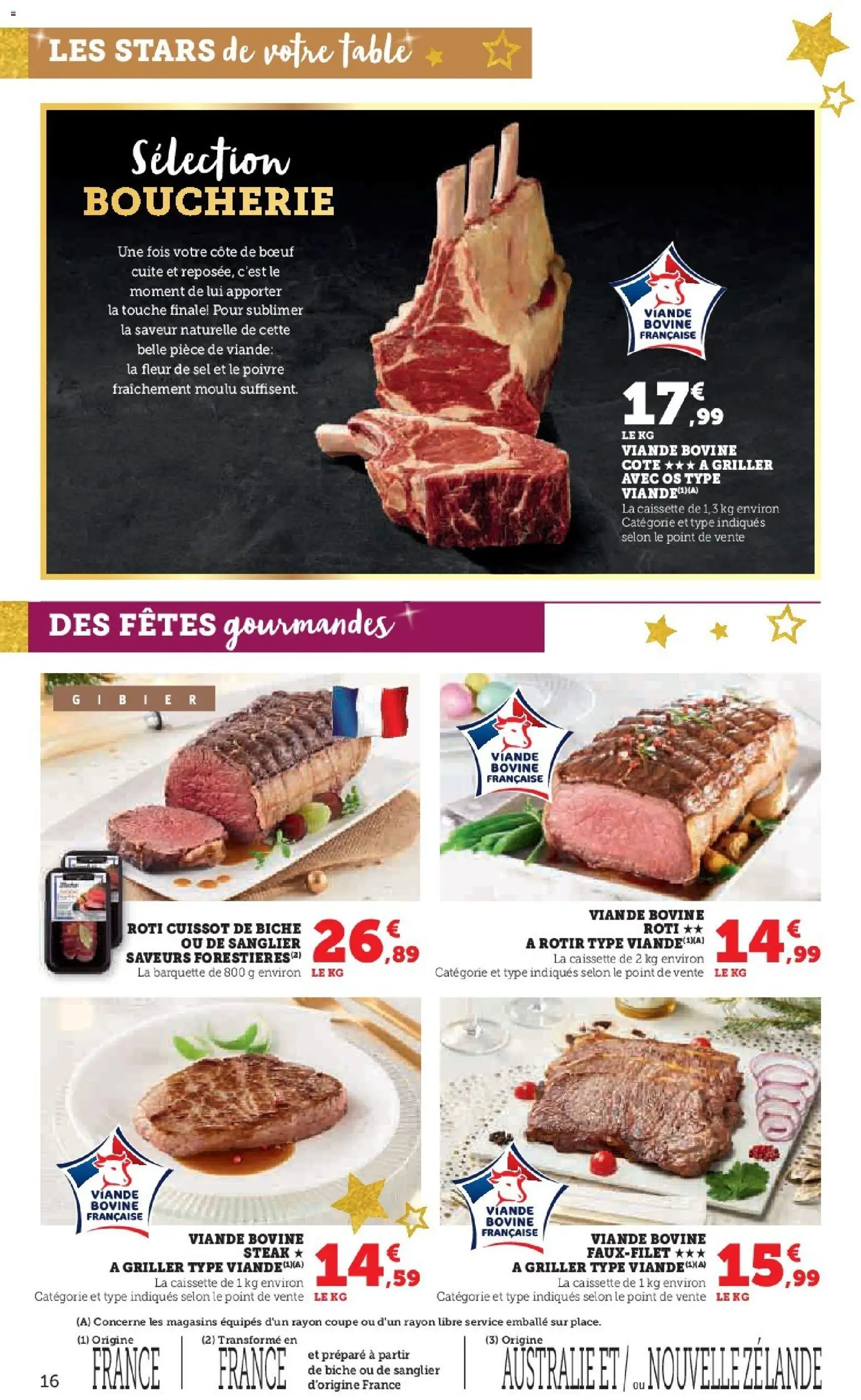 {H1} | Page: 16 | Produits: Sel, Table, Côte de bœuf, Viande bovine