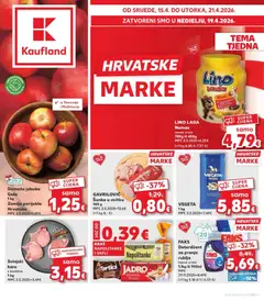 Kaufland - Kaufland katalog do 21.04.2026 - Pregled kataloga iz trgovine Kaufland, vrijedi od 14.04.2026